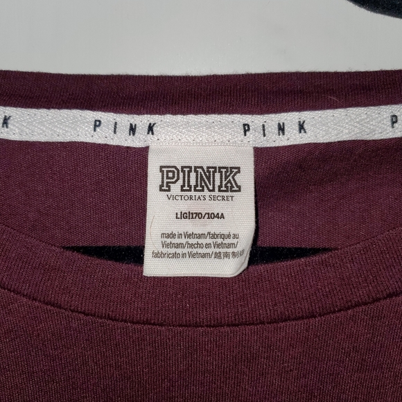 PINK Plain Purple Tee - Picture 4 of 4
